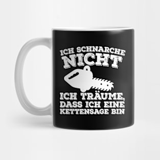 Herren Förster Holzfäller Forst Spruch Lustig Lustig Mug